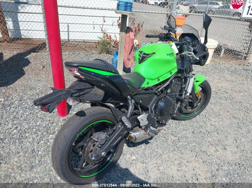 VIN ML5EXEN12NDA60231 2022 KAWASAKI EX650 N