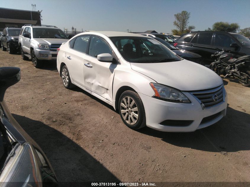 2013 NISSAN SENTRA S - 3N1AB7AP1DL791699