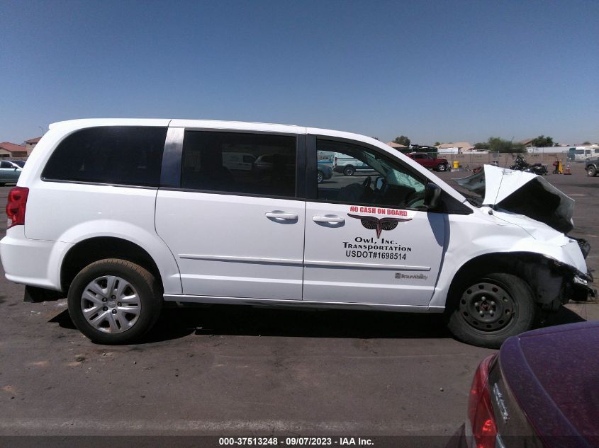 2017 DODGE GRAND CARAVAN SE - 2C4RDGBGXHR853344