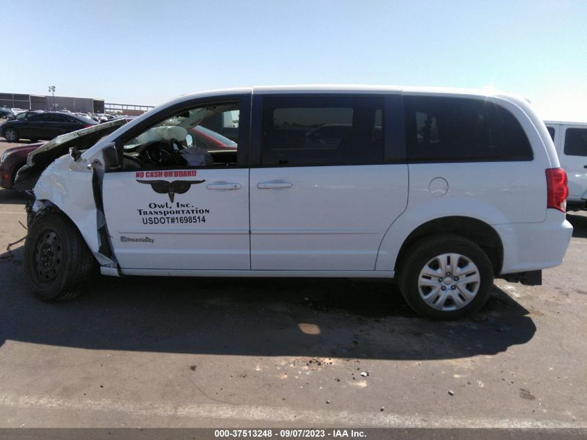 2017 DODGE GRAND CARAVAN SE - 2C4RDGBGXHR853344