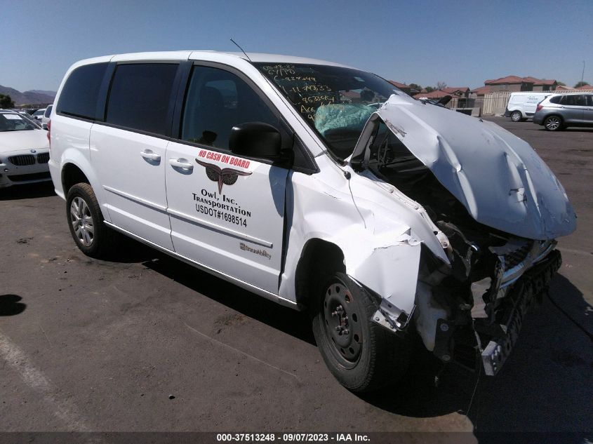 2017 DODGE GRAND CARAVAN SE - 2C4RDGBGXHR853344