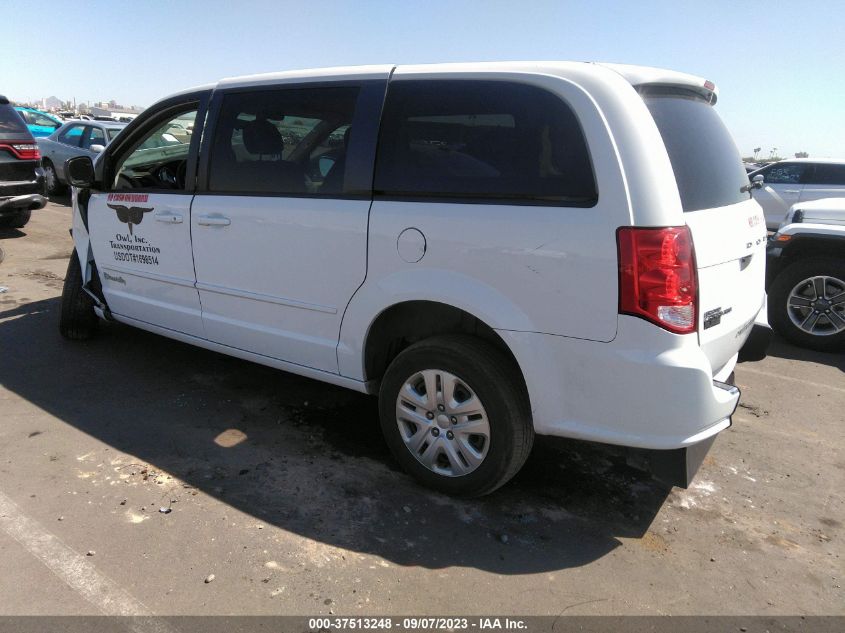 2017 DODGE GRAND CARAVAN SE - 2C4RDGBGXHR853344