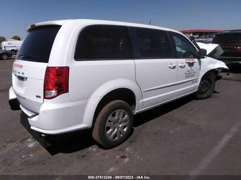 2017 DODGE GRAND CARAVAN SE - 2C4RDGBGXHR853344