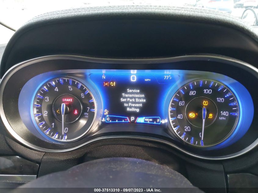 2019 CHRYSLER 300 LIMITED - 2C3CCAEG2KH722444