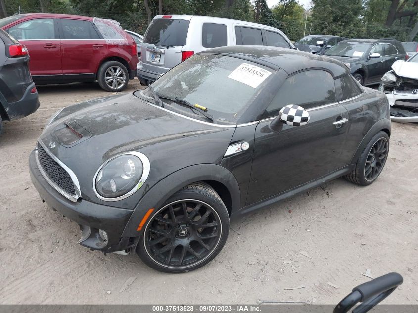 2013 MINI COOPER COUPE S WMWSX3C56DT409022
