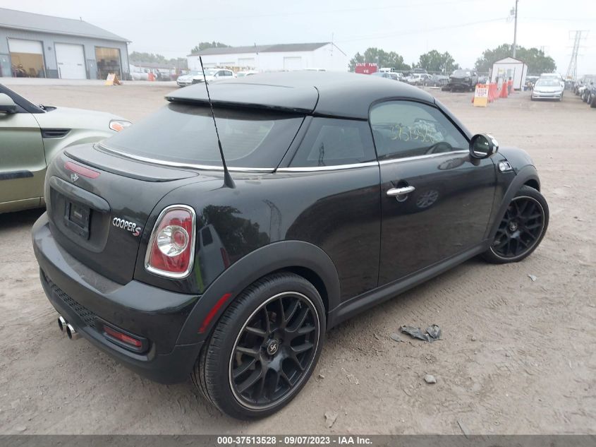 2013 MINI COOPER COUPE S WMWSX3C56DT409022