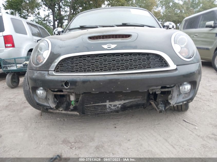 2013 MINI COOPER COUPE S WMWSX3C56DT409022