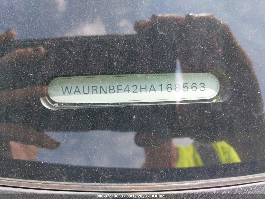 WAURNBF42HA168563 2017 AUDI A4, photo no. 9