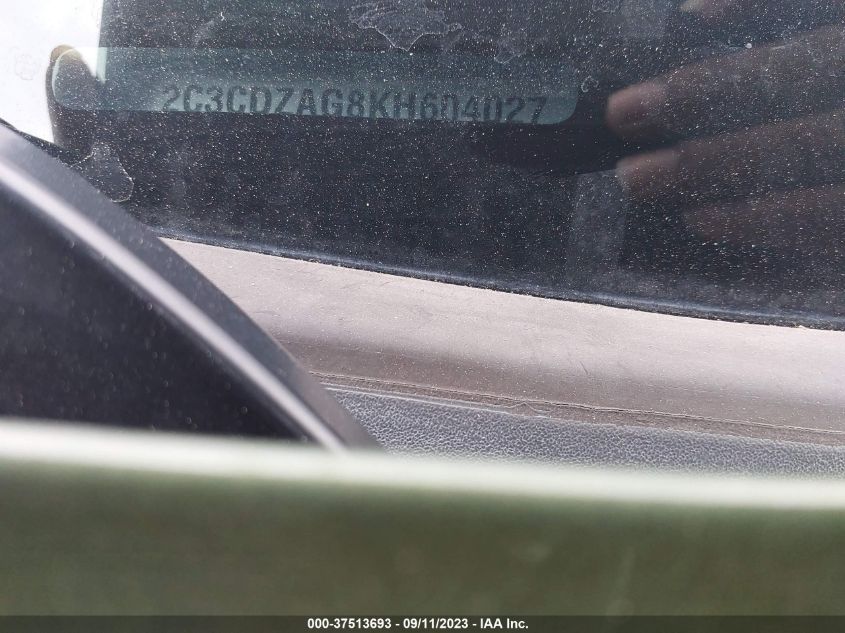 2019 DODGE CHALLENGER SXT - 2C3CDZAG8KH604027