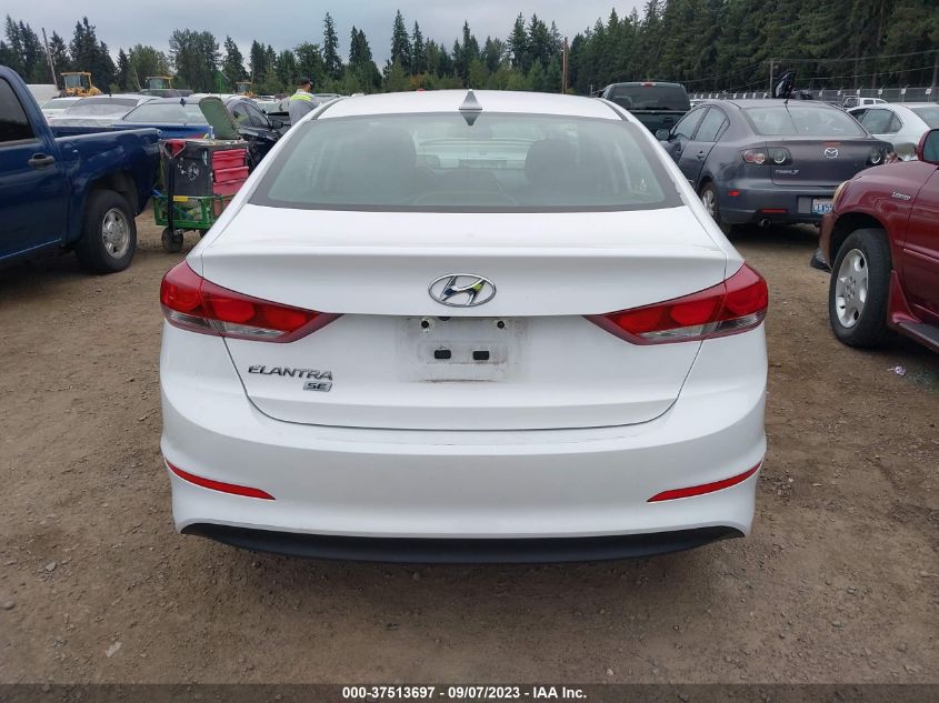 2018 HYUNDAI ELANTRA SE - 5NPD74LF6JH396914