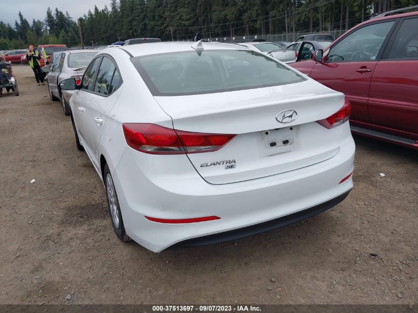 2018 HYUNDAI ELANTRA SE - 5NPD74LF6JH396914