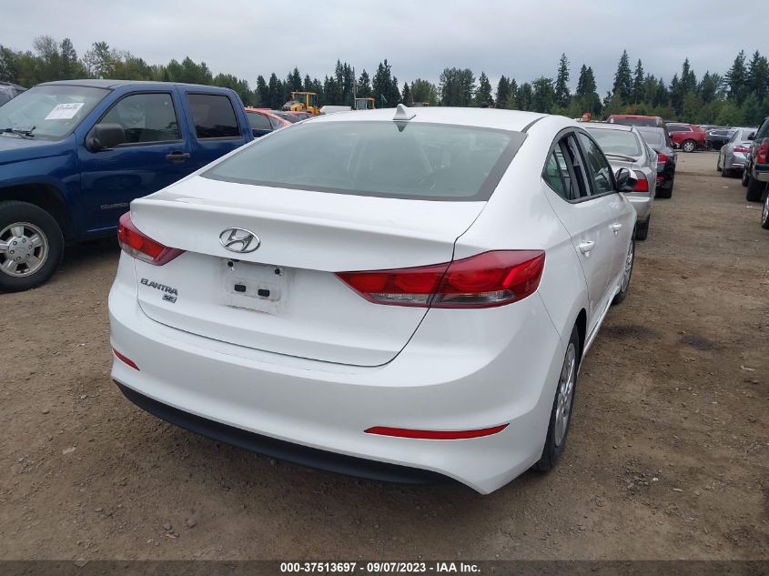 2018 HYUNDAI ELANTRA SE - 5NPD74LF6JH396914