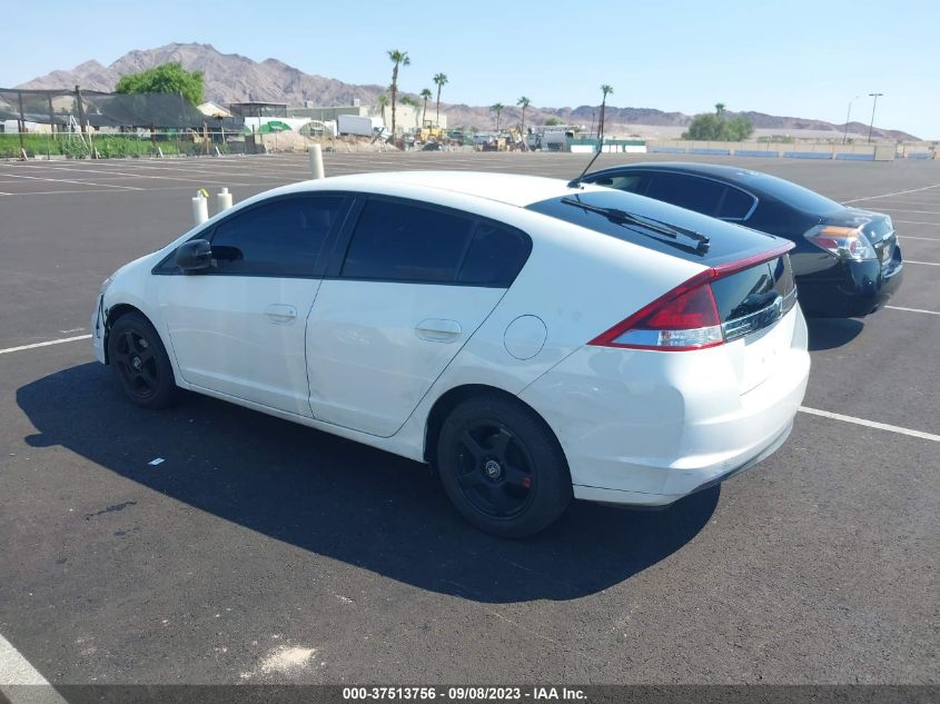 2013 HONDA INSIGHT - JHMZE2H30DS001452