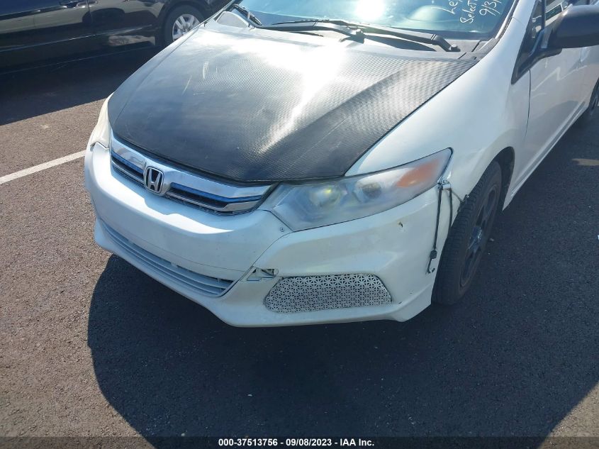 2013 HONDA INSIGHT - JHMZE2H30DS001452