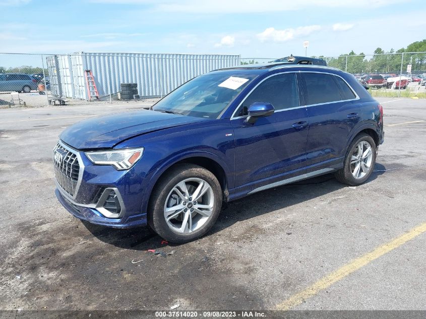 WA1EECF3XN1062740 Audi Q3 S LINE PREMIUM PLUS 2