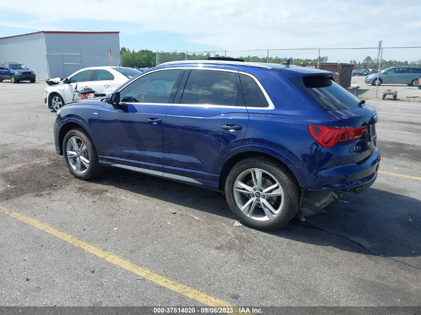 WA1EECF3XN1062740 Audi Q3 2022. Фото: 2