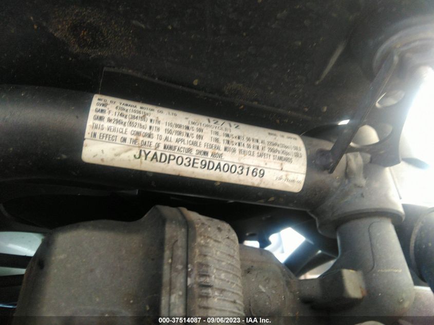 2013 YAMAHA XT1200Z JYADP03E9DA003169