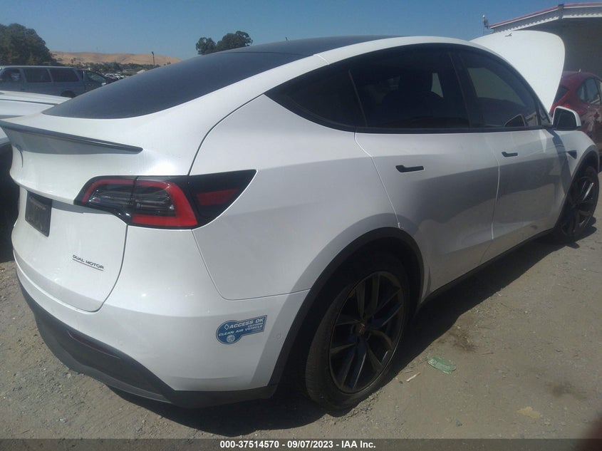 VIN 5YJYGDEF5MF097948 2021 TESLA MODEL Y