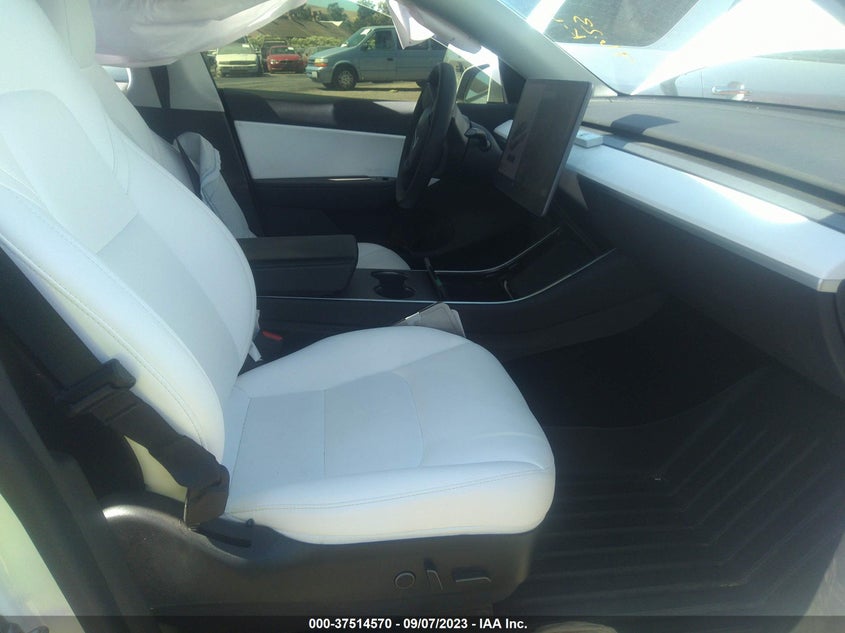 VIN 5YJYGDEF5MF097948 2021 TESLA MODEL Y