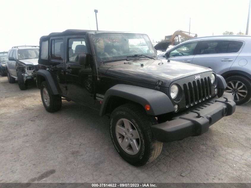2015 JEEP WRANGLER UNLIMITED SPORT - 1C4BJWDG4FL537395