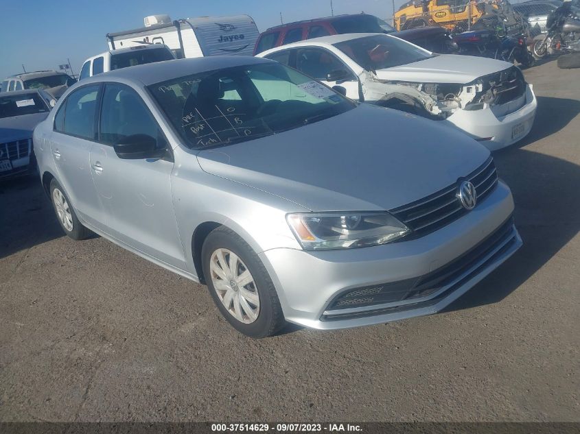 2015 VOLKSWAGEN JETTA SEDAN 2.0L S - 3VW2K7AJ5FM279757