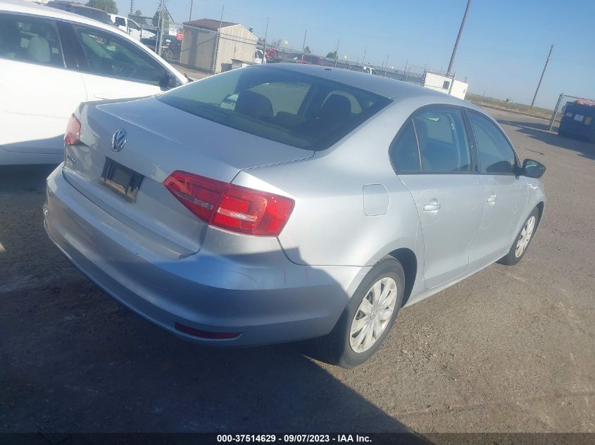 2015 VOLKSWAGEN JETTA SEDAN 2.0L S - 3VW2K7AJ5FM279757