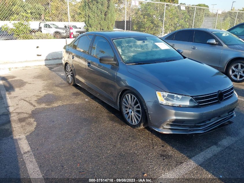 2015 VOLKSWAGEN JETTA SEDAN 2.0L S W/TECHNOLOGY - 3VW1K7AJ1FM319683