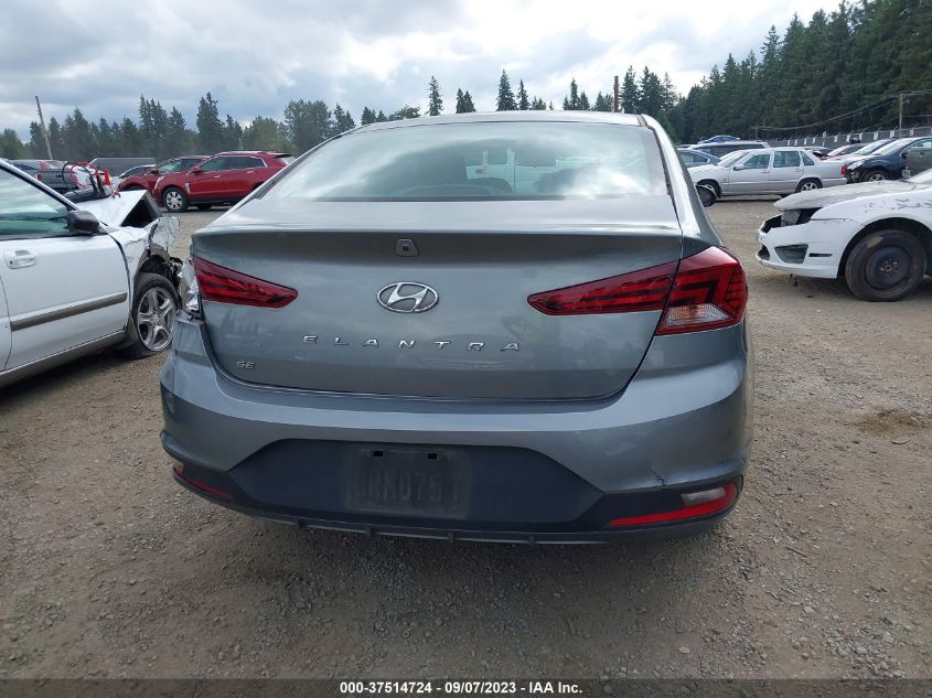 2019 HYUNDAI ELANTRA SE - KMHD74LF4KU806726