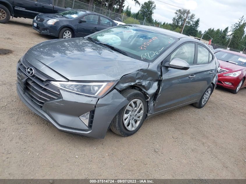 2019 HYUNDAI ELANTRA SE - KMHD74LF4KU806726