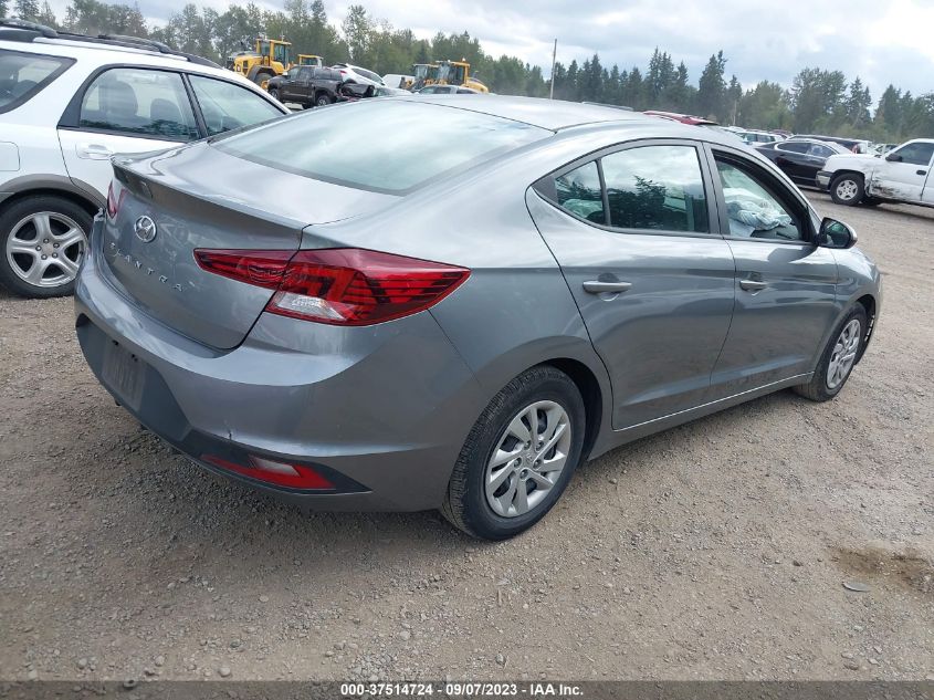 2019 HYUNDAI ELANTRA SE - KMHD74LF4KU806726