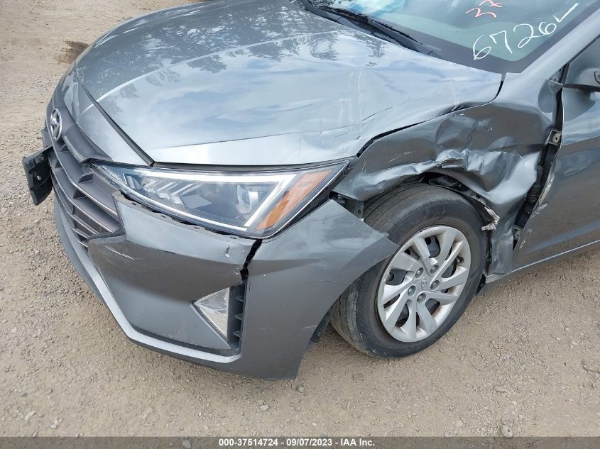 2019 HYUNDAI ELANTRA SE - KMHD74LF4KU806726