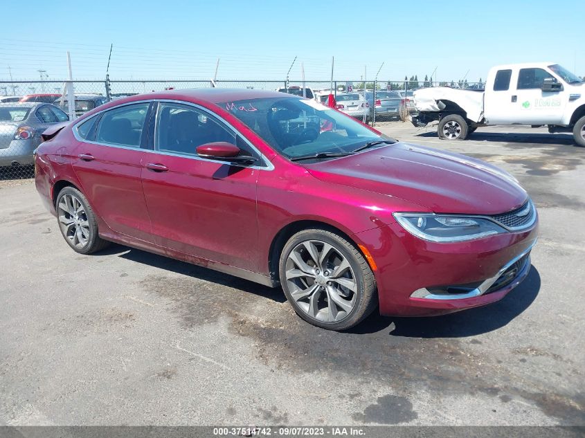 2015 CHRYSLER 200 C - 1C3CCCCG8FN605737
