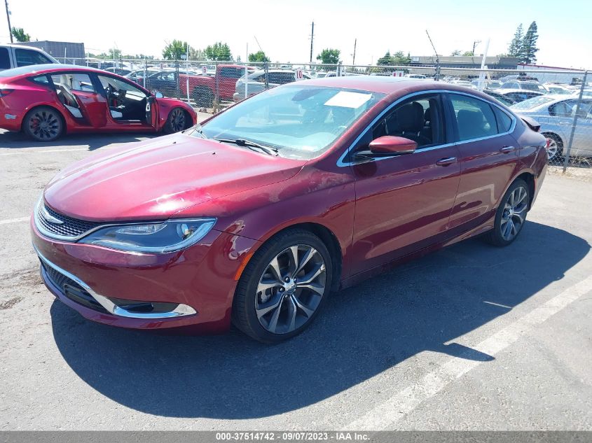 2015 CHRYSLER 200 C - 1C3CCCCG8FN605737