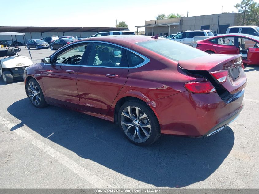 2015 CHRYSLER 200 C - 1C3CCCCG8FN605737