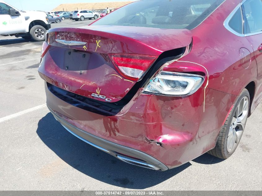 2015 CHRYSLER 200 C - 1C3CCCCG8FN605737
