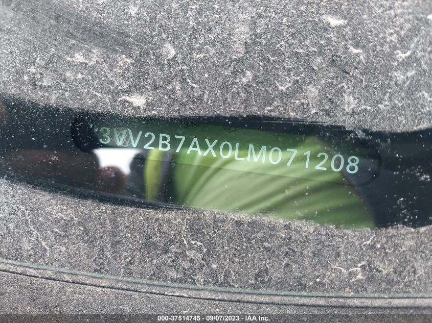 2020 VOLKSWAGEN TIGUAN SE/SEL/SE R-LINE BLACK - 3VV2B7AX0LM071208