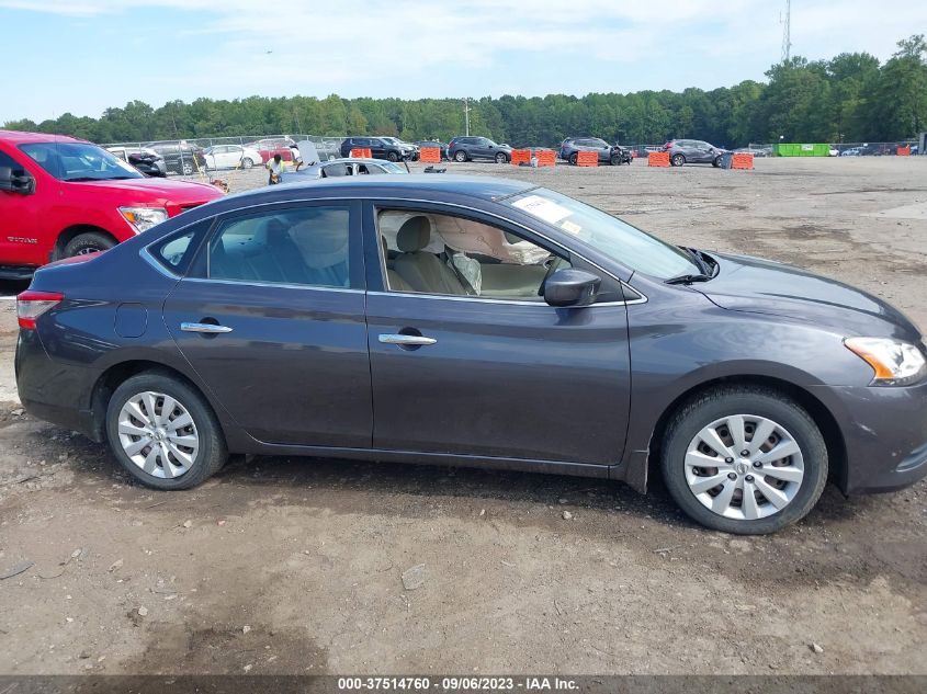 2013 NISSAN SENTRA S - 3N1AB7AP9DL775203