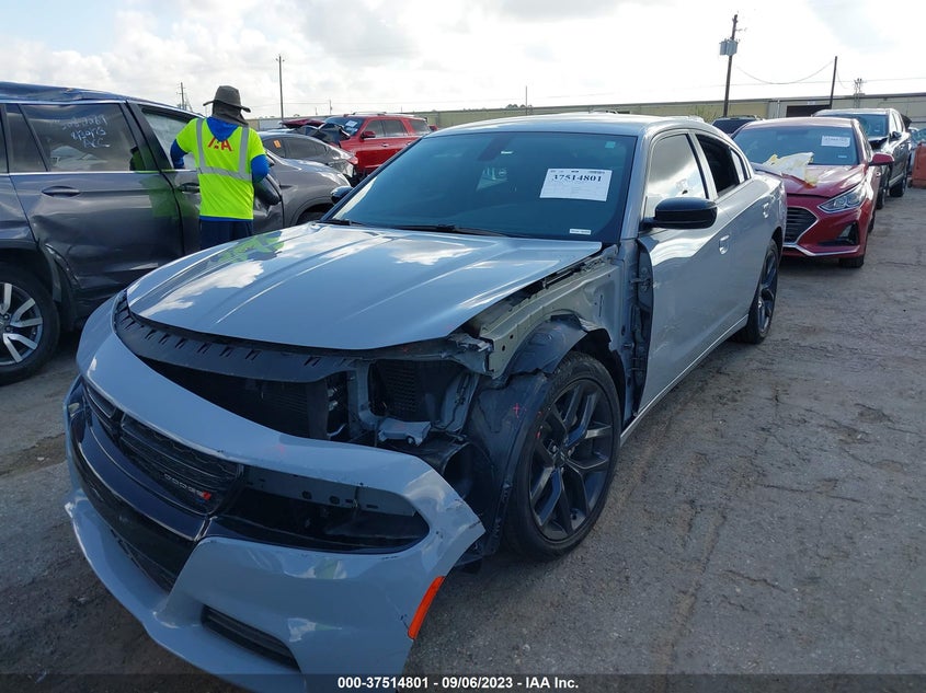 VIN 2C3CDXBG7NH133379 2022 DODGE CHARGER SXT