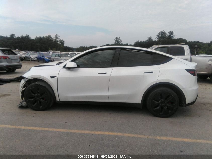 2022 TESLA MODEL Y LONG RANGE - 7SAYGDEE1NF314133