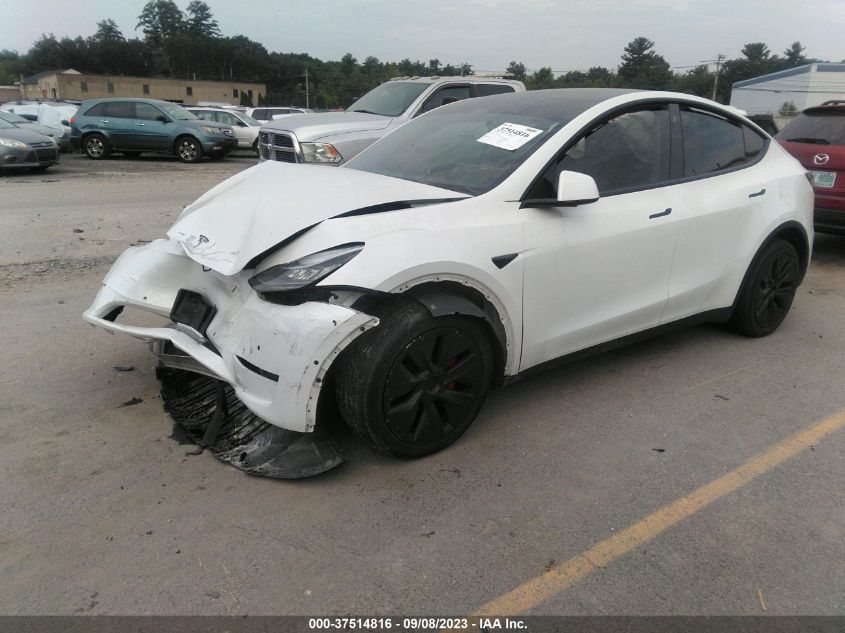 2022 TESLA MODEL Y LONG RANGE - 7SAYGDEE1NF314133