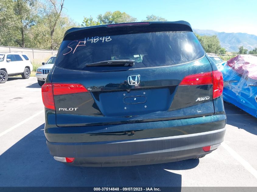 2018 HONDA PILOT EX-L - 5FNYF6H88JB013922