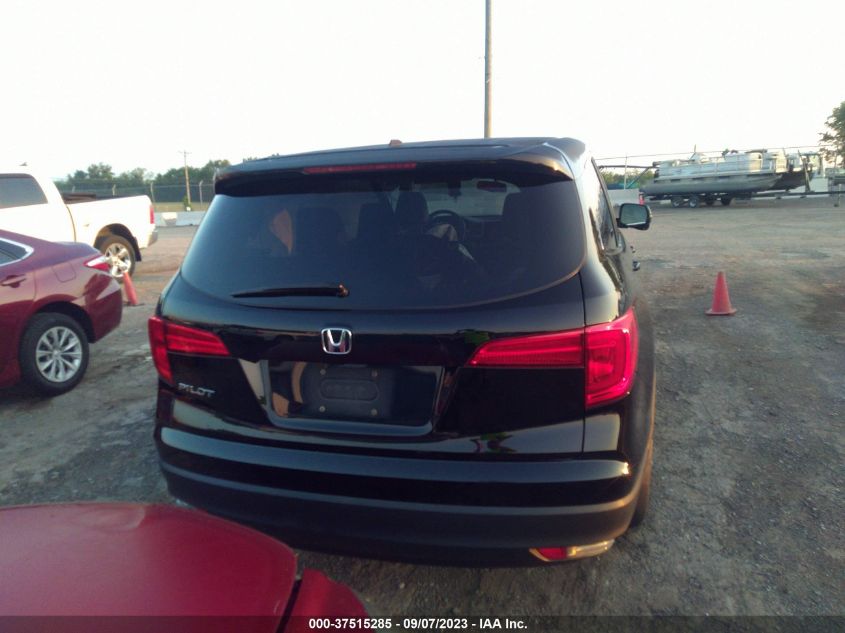 2016 HONDA PILOT EX-L - 5FNYF5H50GB050956