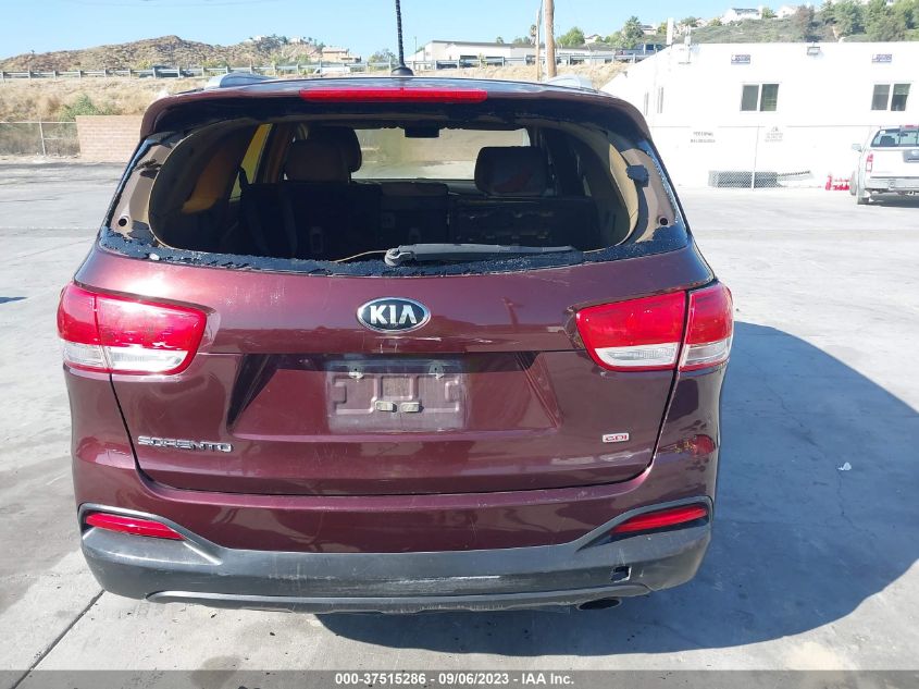 2016 KIA SORENTO LX - 5XYPG4A31GG126625