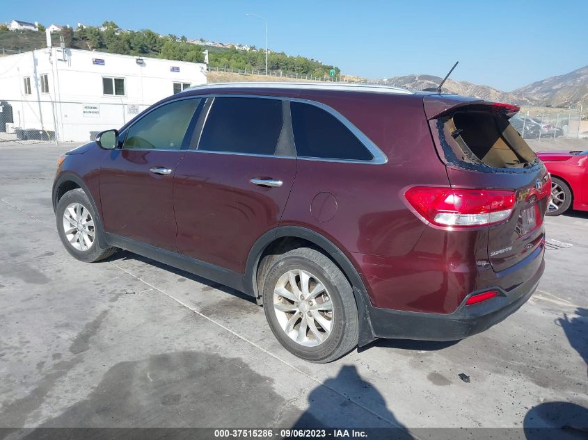 2016 KIA SORENTO LX - 5XYPG4A31GG126625