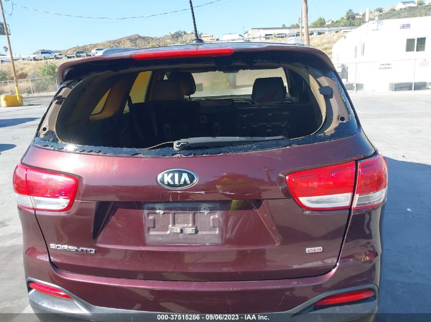 2016 KIA SORENTO LX - 5XYPG4A31GG126625