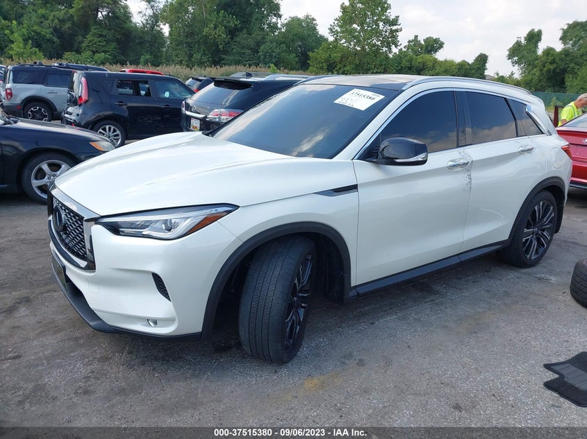 VIN 3PCAJ5BBXMF110140 2021 INFINITI QX50 LUXE