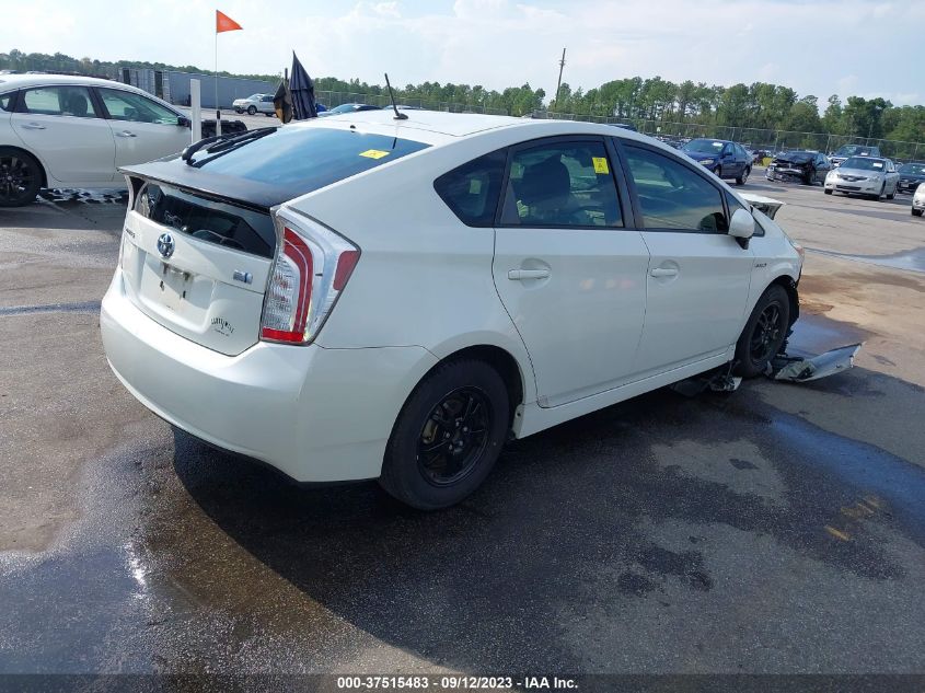 2013 TOYOTA PRIUS ONE/TWO/THREE/FOUR/FIVE - JTDKN3DUXD1691711