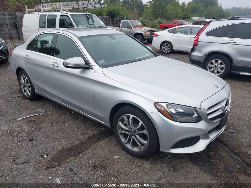 VIN 55SWF4KB2JU244930 2018 MERCEDES-BENZ C-CLASS C 300