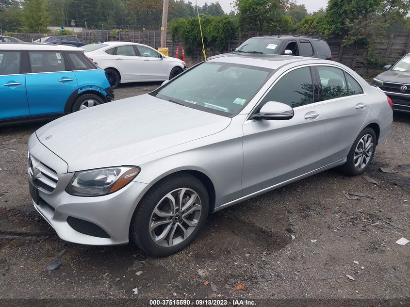VIN 55SWF4KB2JU244930 2018 MERCEDES-BENZ C-CLASS C 300