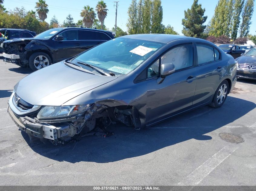 2013 HONDA CIVIC HYBRID - 19XFB4F24DE203927